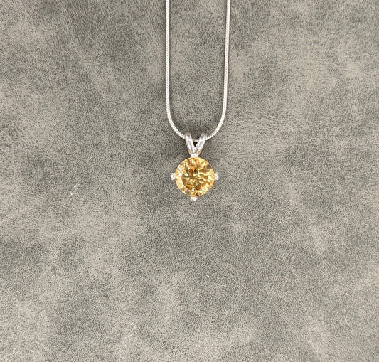 10mm Citrine Pendant