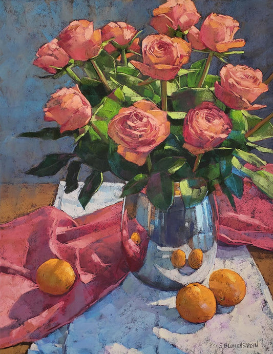 579 Reflections in a Silver Vase