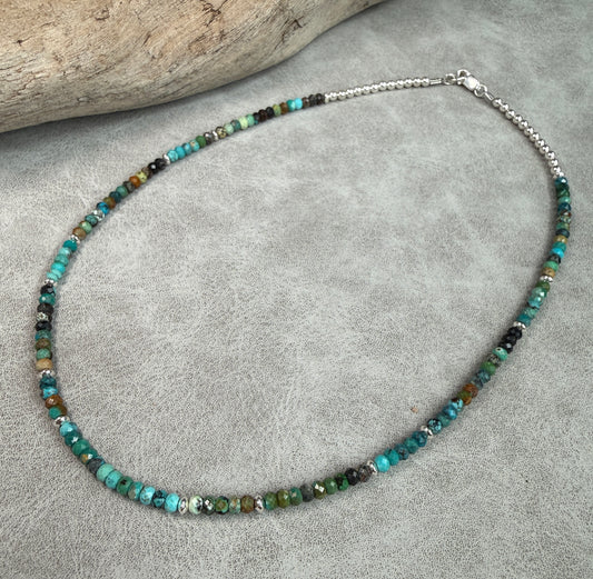 Turquoise and Sterling Silver Necklace