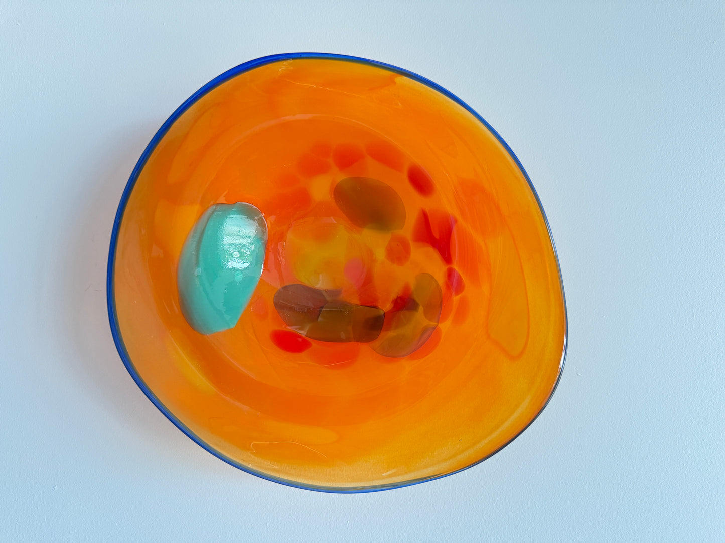 Wall Plate - Turquoise Spot