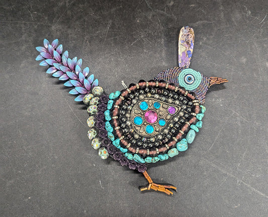 Beaded Bird 114