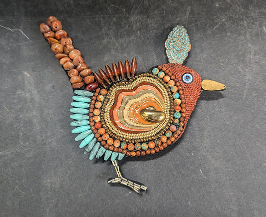 Beaded Bird 115