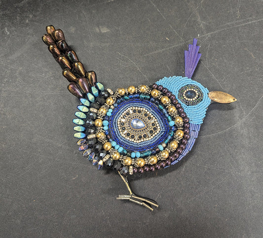 Beaded Bird 118