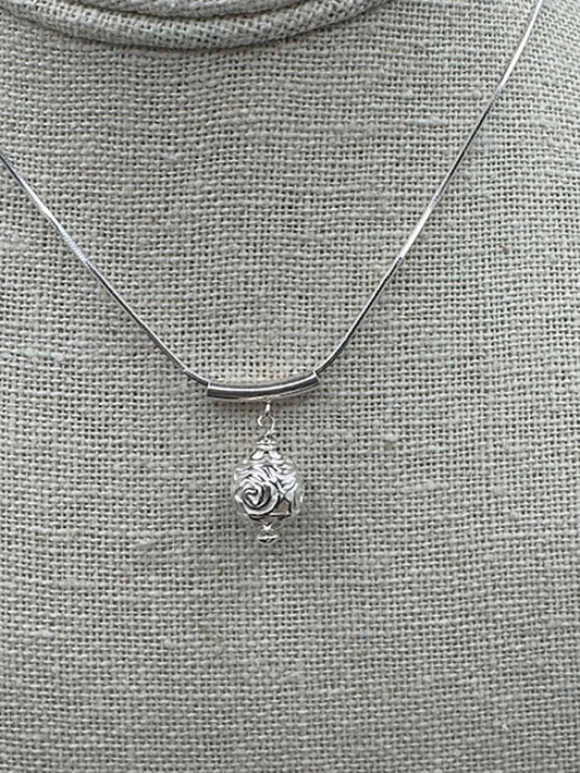 5071 Floral SS Bead Pendant