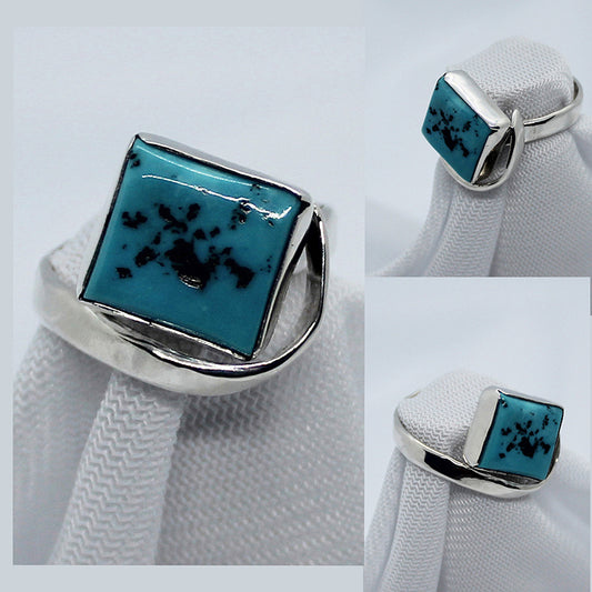 SS & Square TQ Wrap Ring  126