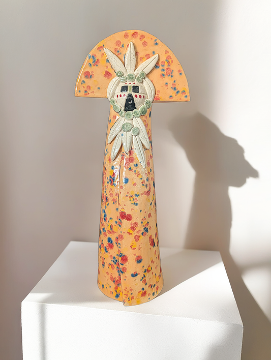 Shalako Style White Clay