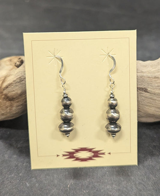 1488 Sterling Silver Navajo Pearl Earrings