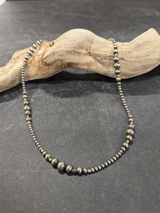 1491 Graduated Navajo Pearl Necklace