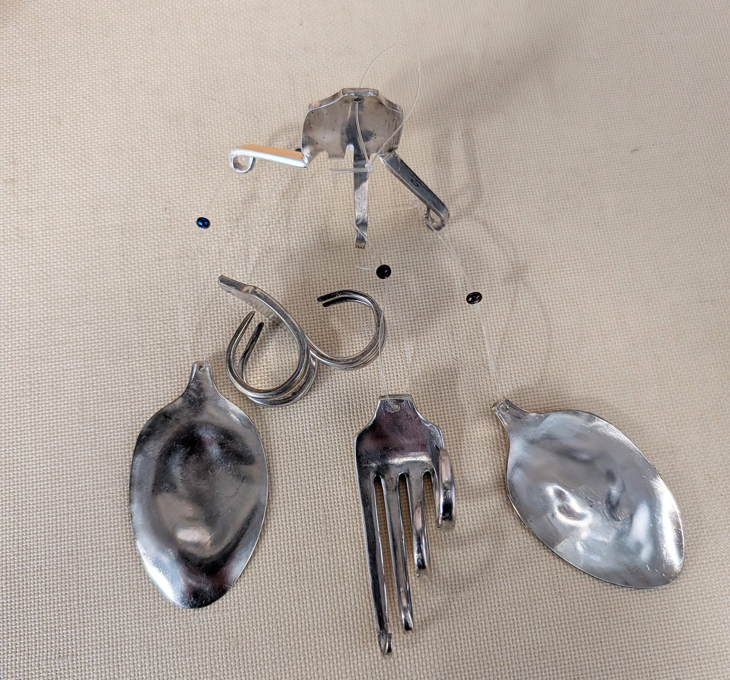 Curly Fork -Fork and Spoon Windchime