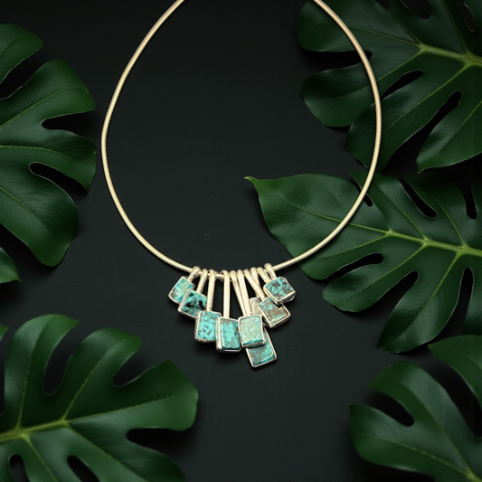 59 Verdant Geometry in Quiet Silver