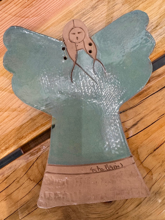 Wall Angel (beige and green)