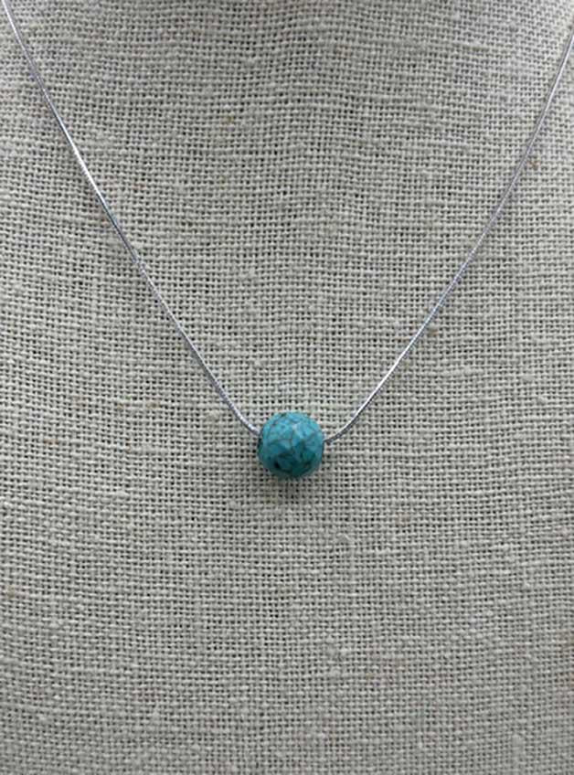 Eunity Necklace Faceted Turquoise