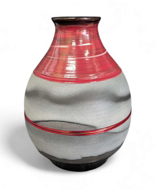 286 Big Vase red/grey