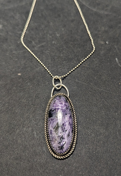 Russian Charoite Necklace 238