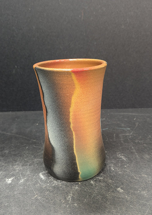 Fluted Abstract southwest Vase 249