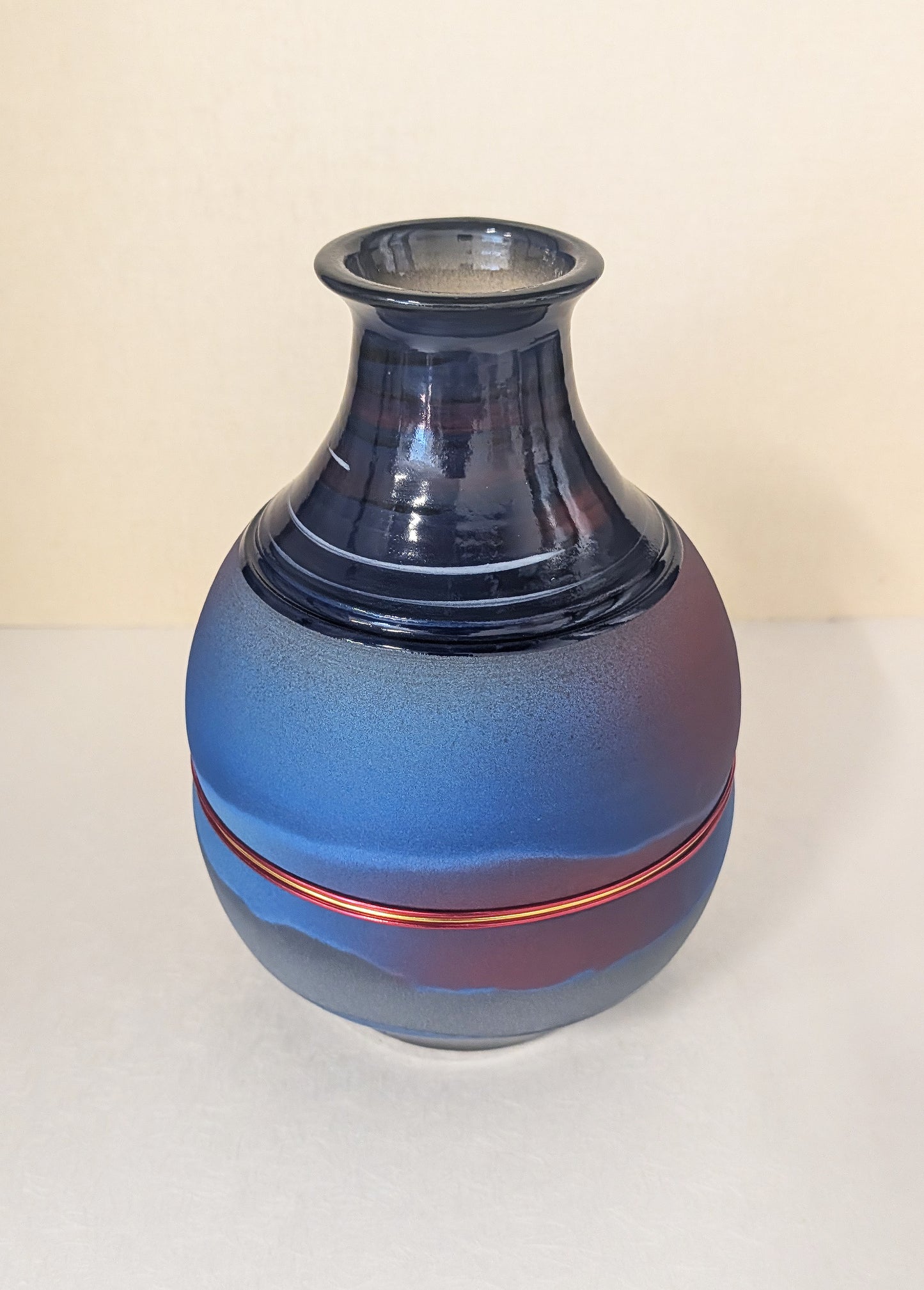 Big Blue Top Vase