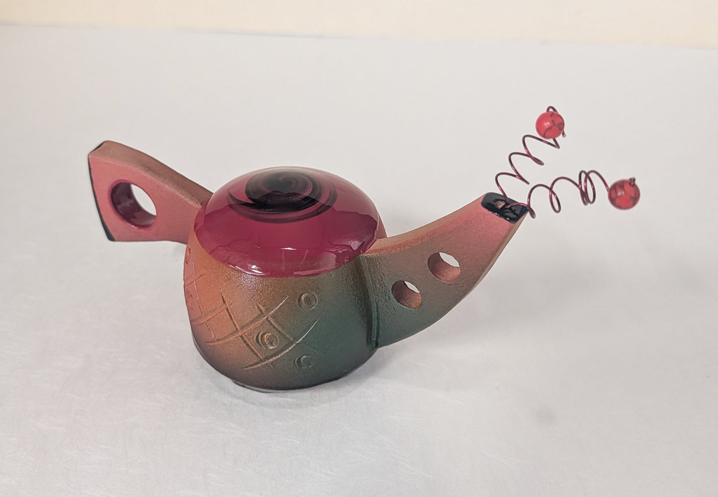 Baby Tea Pot Red top