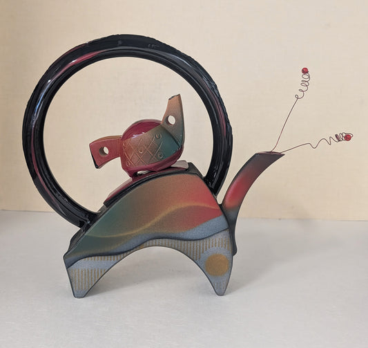 Flat Tea Pot Lg