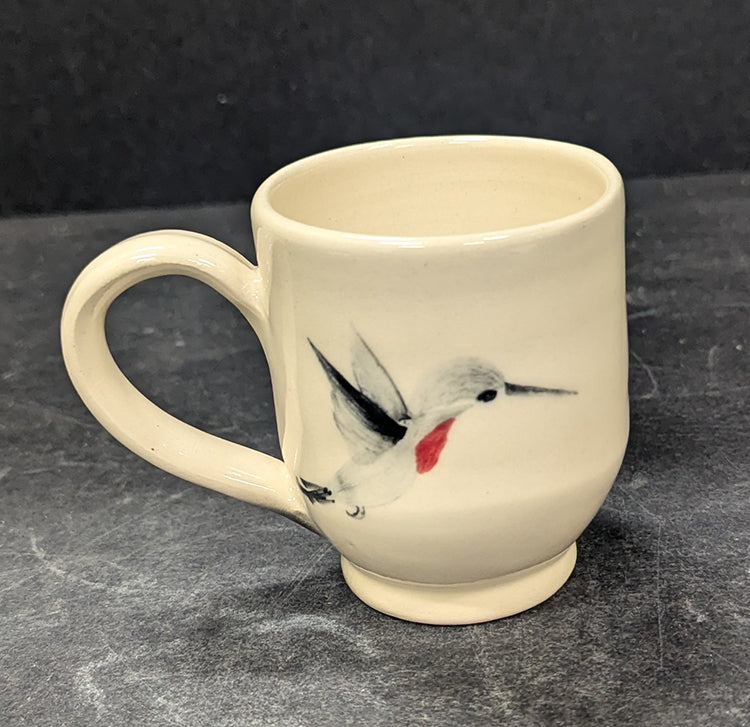 327 White Hummingbird Mug