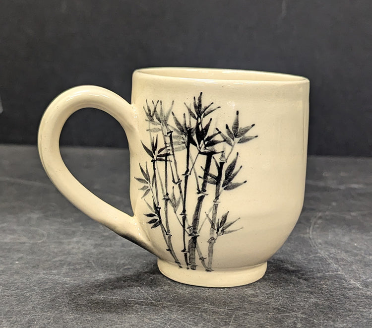 328 White Bamboo Mug