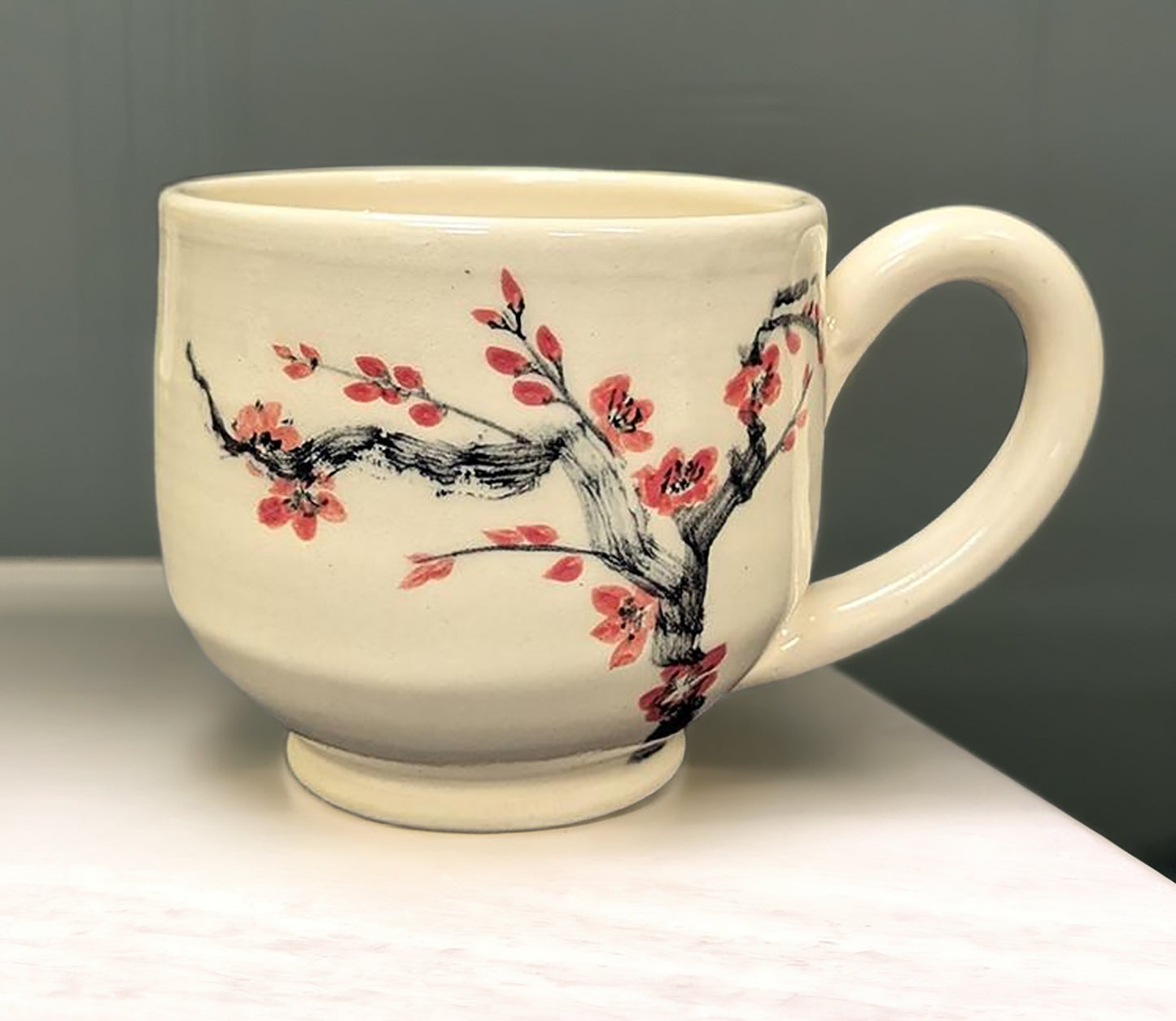 White Plum Mug