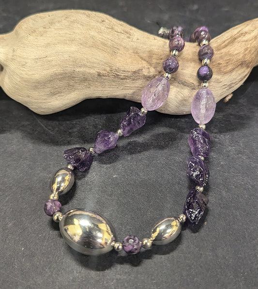 Amethyst Necklace 343