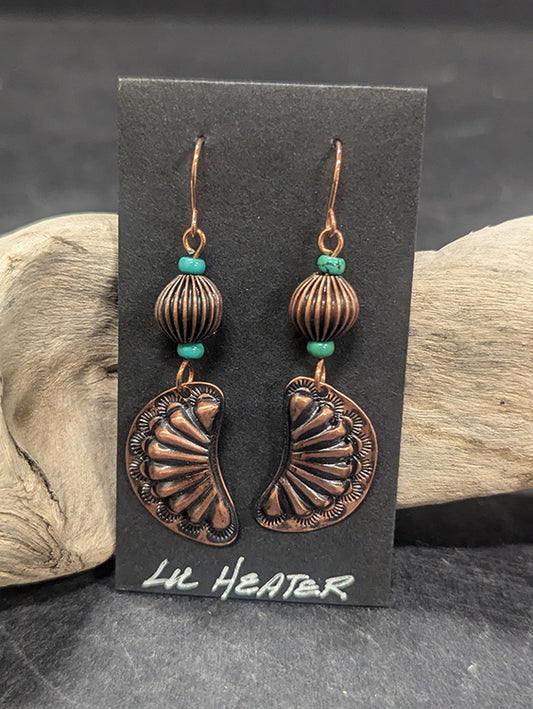 Copper Earrings 345