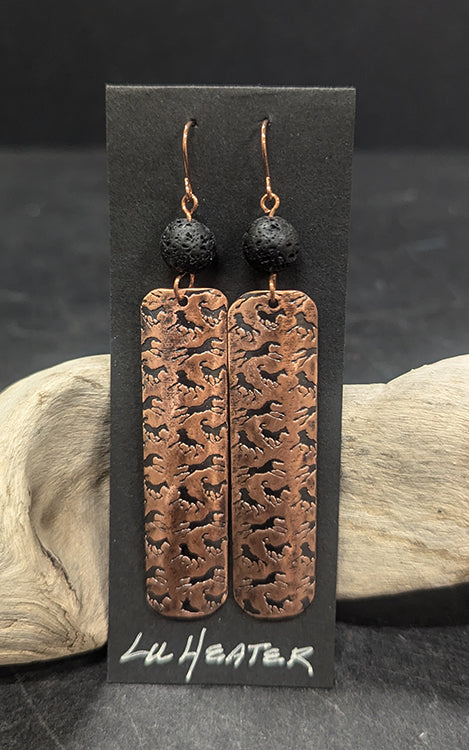 Copper Earrings 347