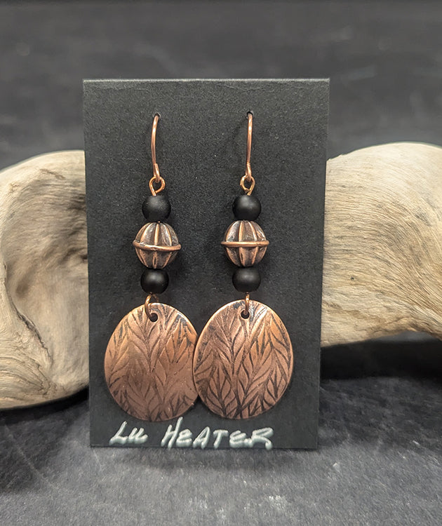 Copper Earrings 348