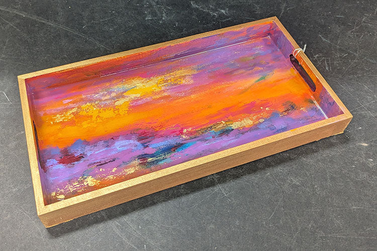 35gs Orange Sunset Tray