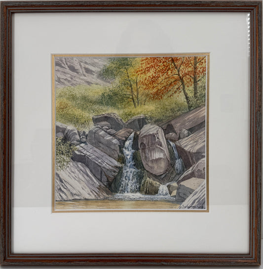 Waterfall in Dog Canyon
