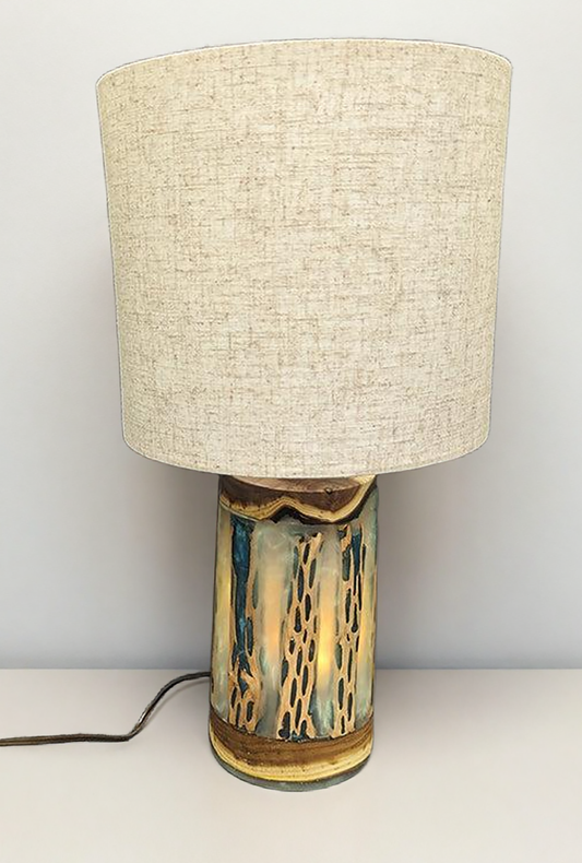 Cholla & Turquoise Lamp