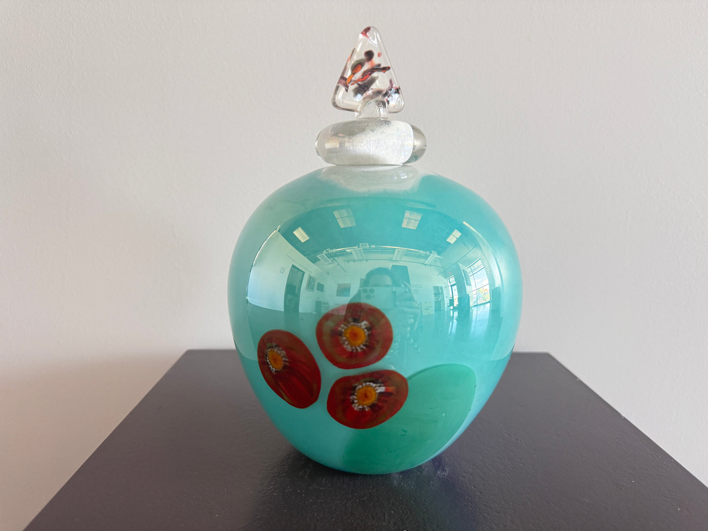 Glass Vessel with Lid - Spear