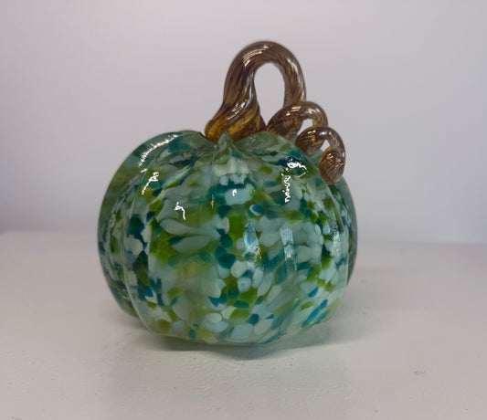 Hand-Sculpted Glass Pumpkin