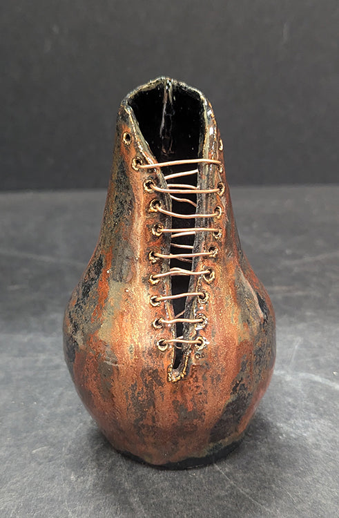 403gs Mixed Media Vase