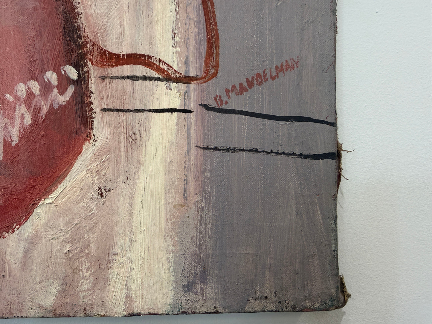 Untitled (Long Haired Girl in Pink Dress)