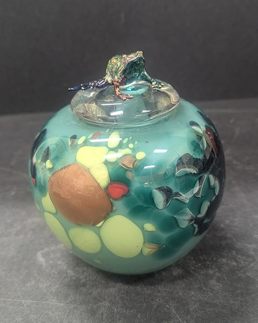 411 Small lidded Jar