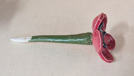 Ceramic Garden Flower Stake