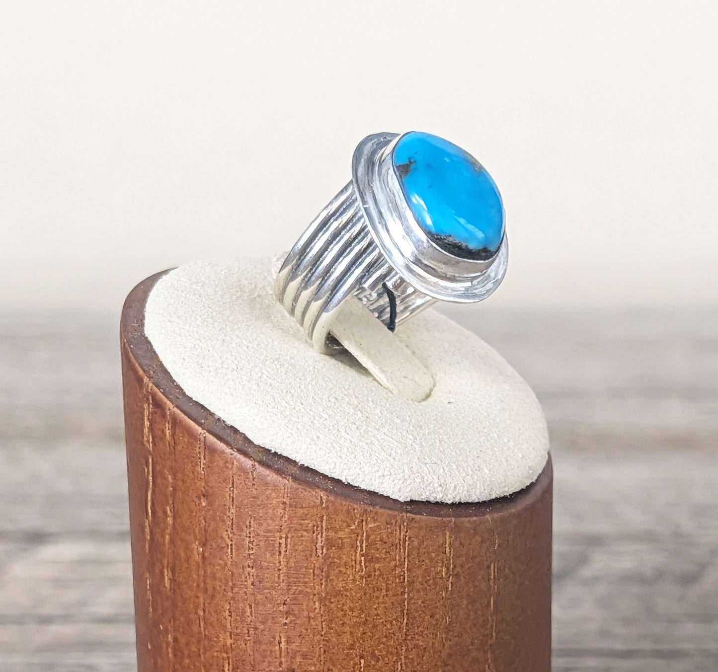 Blue Kingman Turquoise Ring