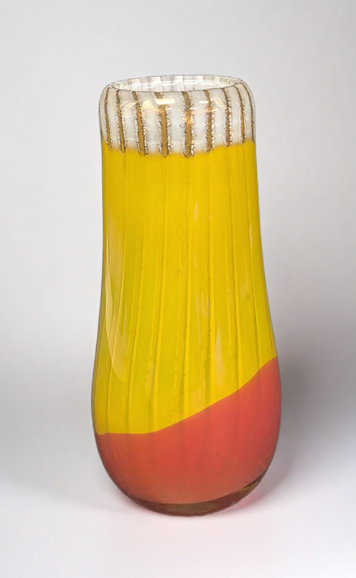 Yellow  & Red Vase