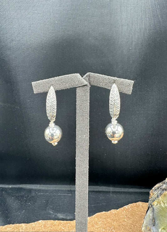 Elegant Sterling Silver Earrings  #4490