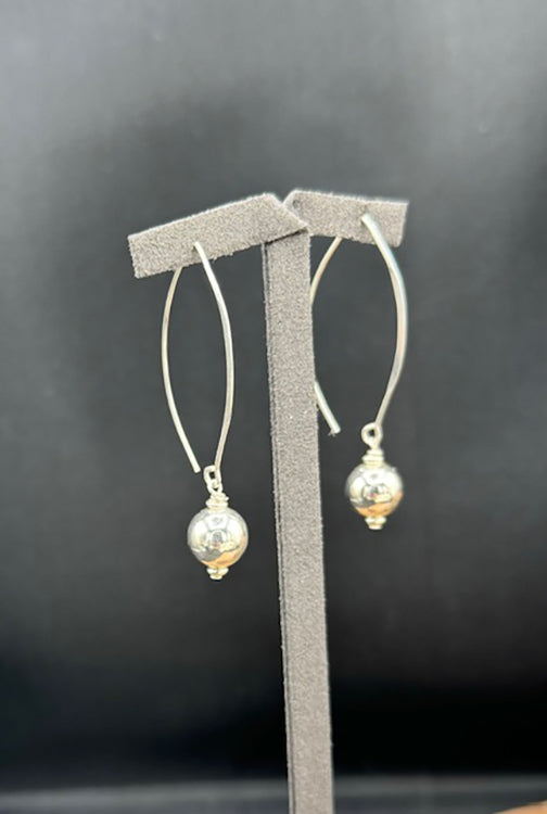 Sterling Silver Dangle Earrings  #4491