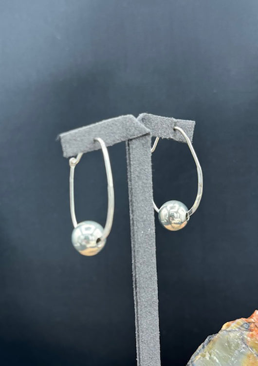 Sterling Silver Hoops  #4493