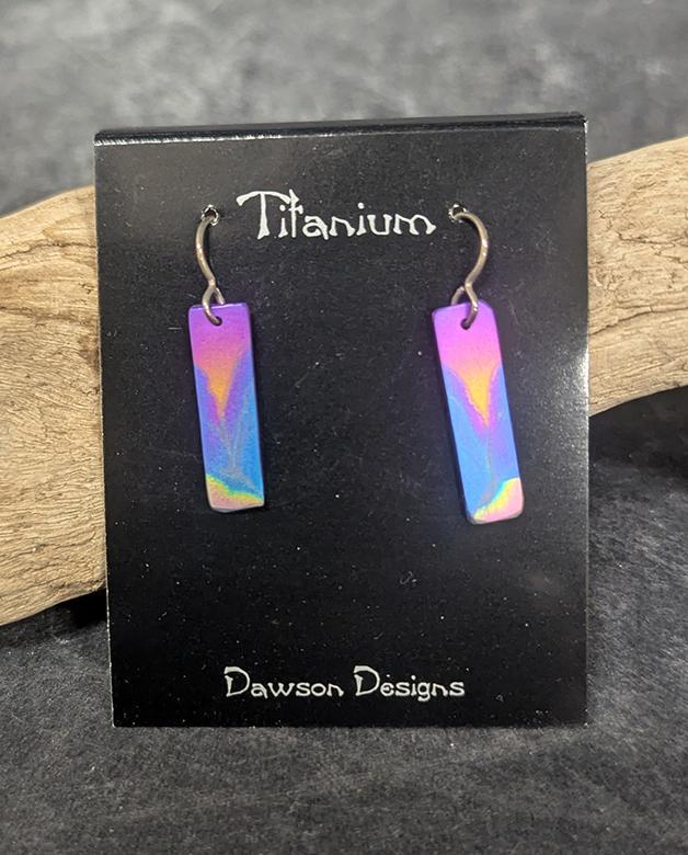 841 Sunset Sm Rectangle Earrings