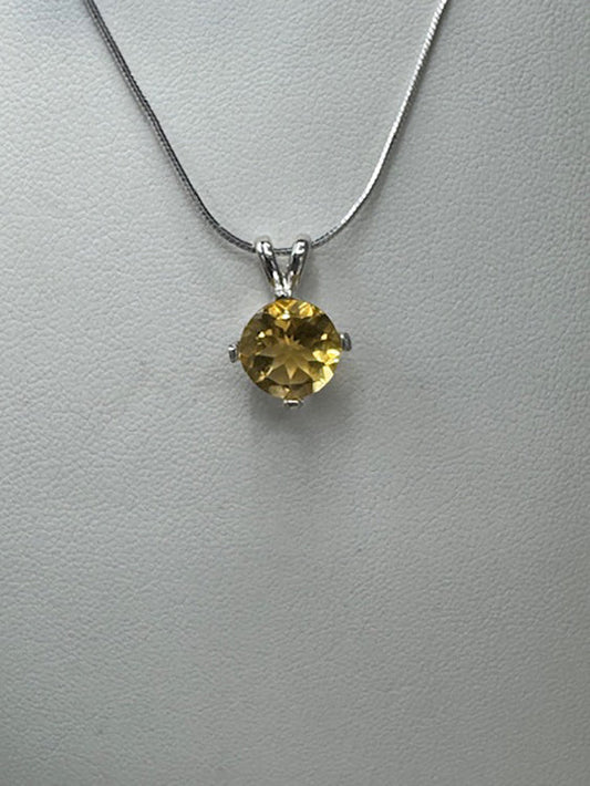 5027 10mm Citrine Pendant