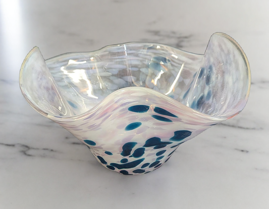 Small Fluted Bowl Purple