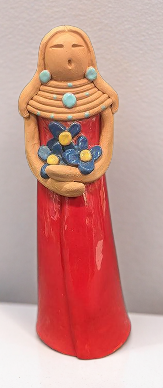 Flower Girl Standing Figure