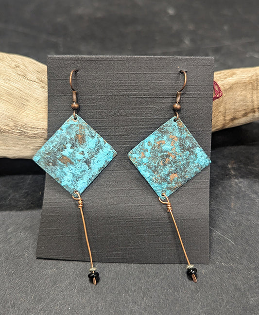 Copper Earrings 546