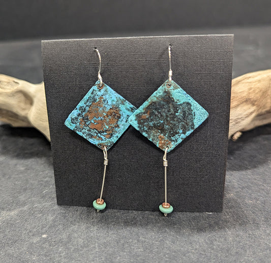 Copper Earrings 555