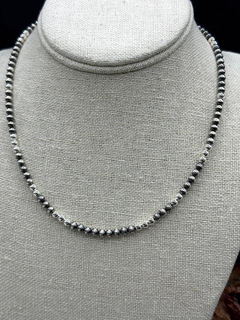 5139 SS Oxidized Necklace